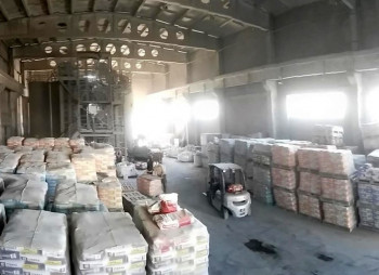 Production of dry mix mortar